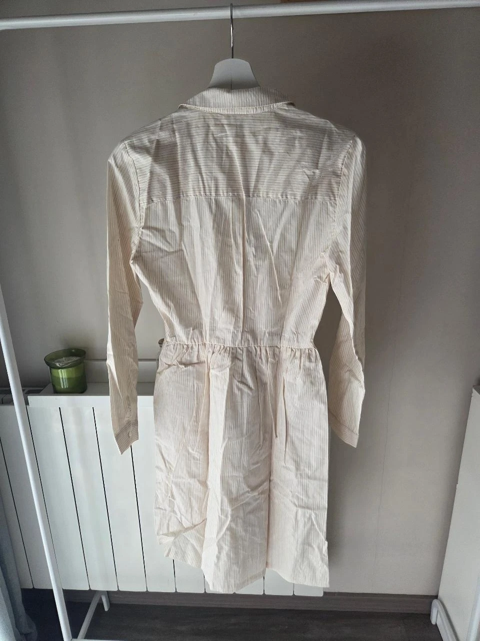 Cream dress with thin gold stripes Karl Marc John Size 34 (XS) New – photo 6